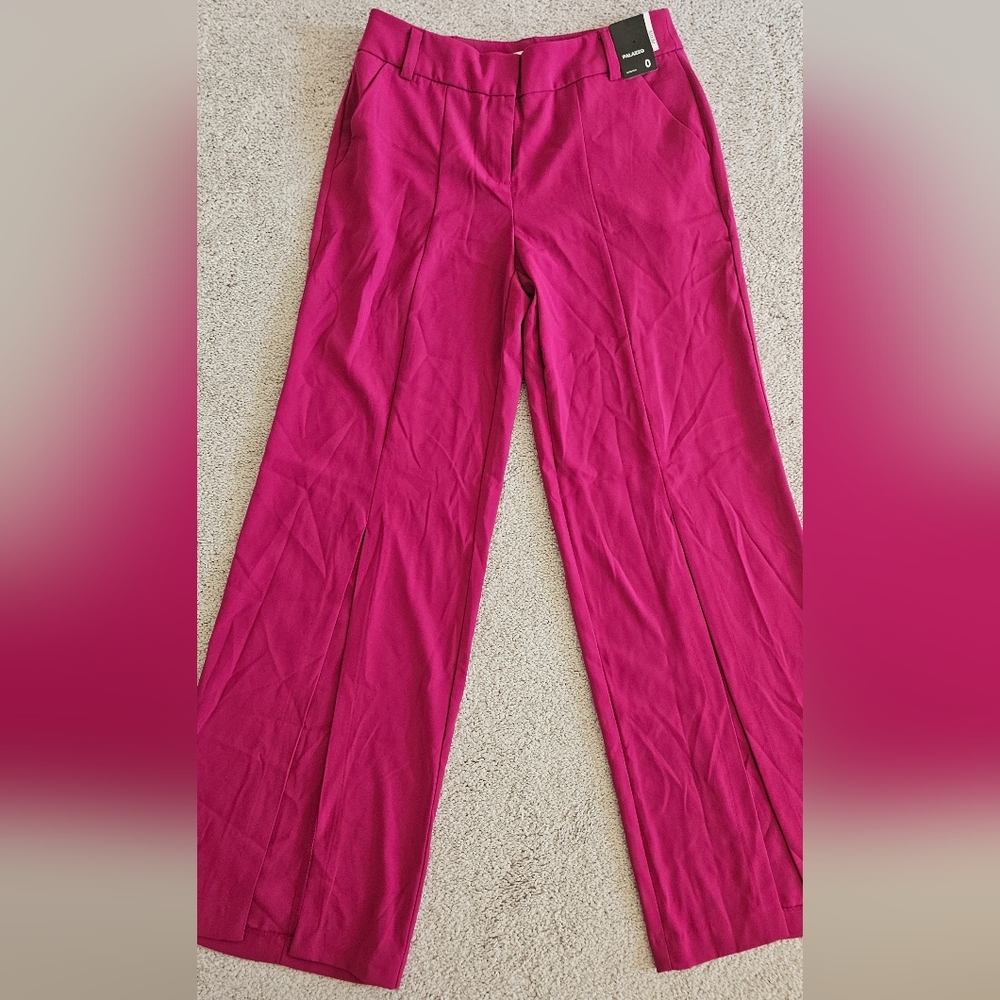 Magenta Palazzo Pants from New York & Co. Size 0 Petite